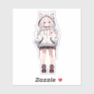 Anime Girl Series Sticker
