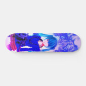 Anime girl Skateboard (Horizontaal)