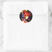 Anime girl sticker (Tas)