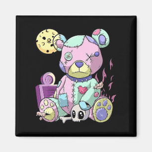 Anime Girl Waifu die van Anime Ramen en Sketchi ho Magneet