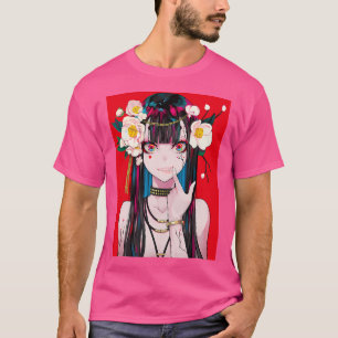 Anime Girl Waifu Japans esthetisch Kawaii Otaku T-shirt
