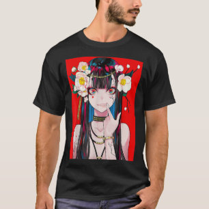 Anime Girl Waifu Japans esthetisch Kawaii Otaku T-shirt