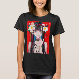 Anime Girl Waifu Japans esthetisch Kawaii Otaku T-shirt