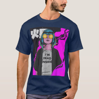 Anime Girl Waifu Vaporwave esthetische Japanse ota T-shirt