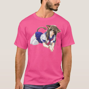 Anime Girl Werecat T-shirt