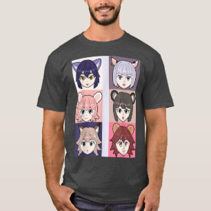 Anime Girls Gifts Manga veegt Japans populair kind T-shirt