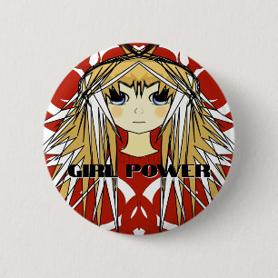 Anime Girls Ronde Button 5,7 Cm