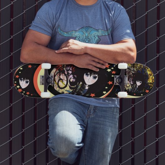 Anime Girls - Skateboard (Buiten 3)