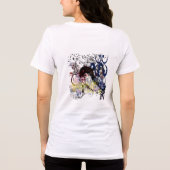 Anime Girls Tri-Blend Shirt (Achterkant)