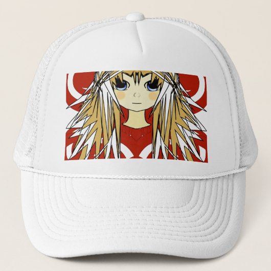 Anime Girls Trucker Pet (Voorkant)