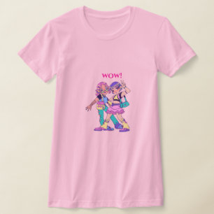 Anime Girls 'Wow' T-shirt - vet en opvallend