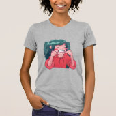 Anime Glitch Girl T-shirt (Voorkant)