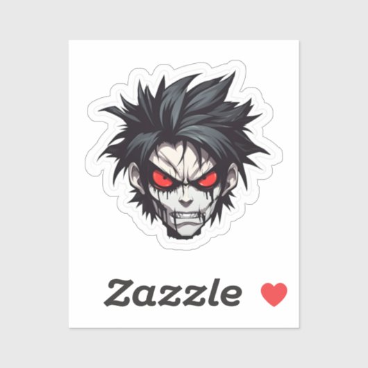 Anime Gothic Boy Sticker (Vel)
