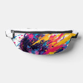 Anime Graffiti Chaos — Kleurensplash  Heuptasje (Liggend)