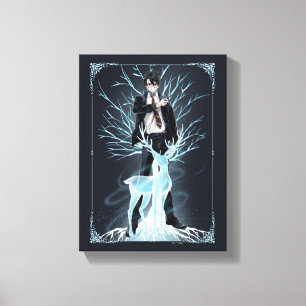 Anime HARRY POTTER™ Herten-Patronus Canvas Afdruk