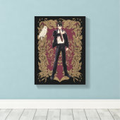 Anime HARRY POTTER™ Lijst Canvas Afdruk (Insitu (Houten vloer))