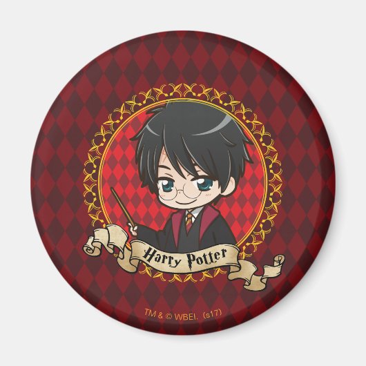 Anime Harry Potter Magneet (Voorkant)