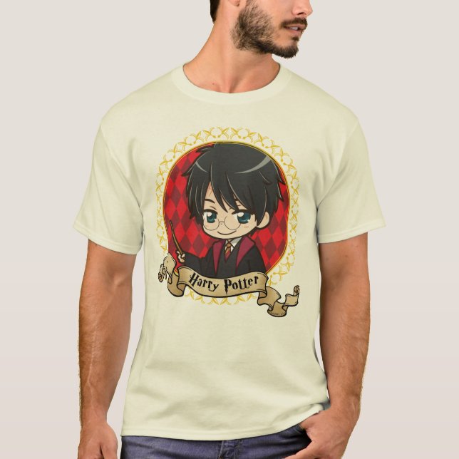 Anime Harry Potter Portrait T-shirt (Voorkant)