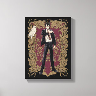 Anime HARRY POTTER™ Sierlijke Lijst Canvas Afdruk