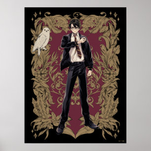 Anime HARRY POTTER™ Sierlijke Lijst Poster