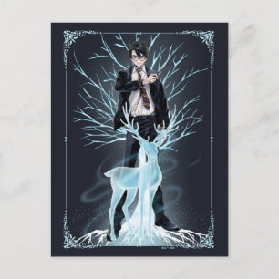 Anime HARRY POTTER™ Stag Patronus Briefkaart