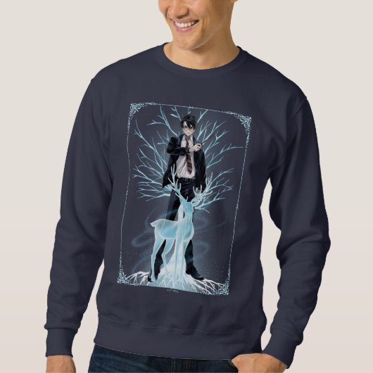 Anime HARRY POTTER™ Stag Patronus Trui (Voorkant)