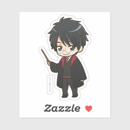 Anime Harry Potter Sticker (Vel)