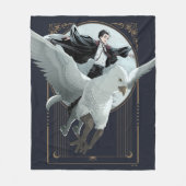 Anime HARRY POTTER™ Vlucht met Buckbeak Fleece Deken (Voorkant)