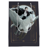 Anime HARRY POTTER™ Vlucht met Buckbeak Medium Cadeauzakje (Achterkant)