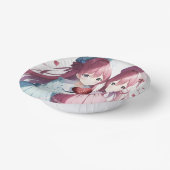 Anime harten Valentijnsdag Papieren Kommen (Gebogen)