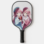 Anime harten Valentijnsdag Pickleball Paddle (Voorkant)