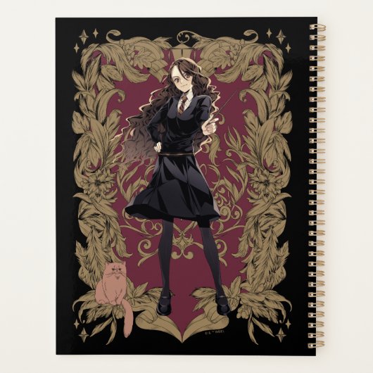 Anime Hermione Granger Cadre Orné (Dos)