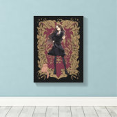 Anime Hermione Granger Lijst Canvas Afdruk (Insitu (Houten vloer))