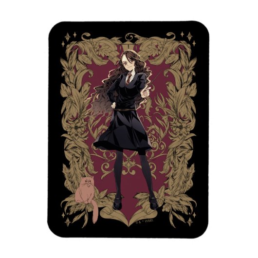 Anime Hermione Granger Lijst Magneet (Verticaal)