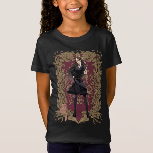 Anime Hermione Granger  Lijst T-shirt (Voorkant)
