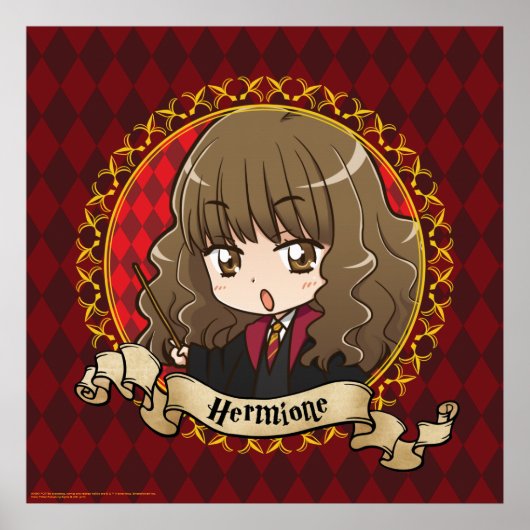 Anime Hermione Granger Poster (Voorkant)