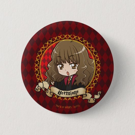 Anime Hermione Granger Ronde Button 5,7 Cm (Voorkant)