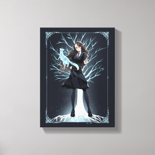 Anime Hermione Granger's Otter Patronus Canvas Afdruk