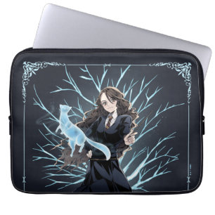 Anime Hermione Grangers Otter Patronus Laptop Sleeve