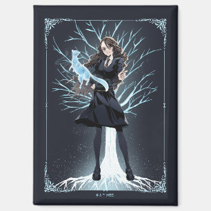 Anime Hermione Granger's Otter Patronus Magneet