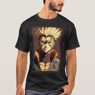 Anime Hero Yellow Haired Warrior T-shirt