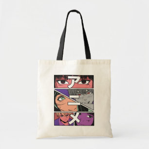 Anime Heroes & Japans Kanji for Anime Tote Bag
