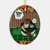 Anime Holiday Dream Keramisch Ornament (Rechts)