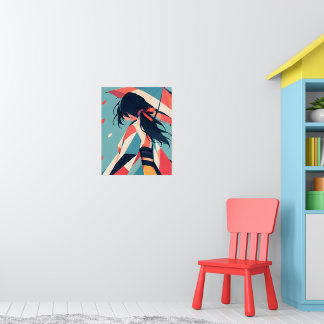 Anime inspiratieprint Nr. 11 Onder de Parasol Poster
