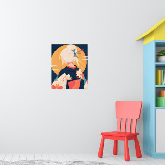Anime inspiratieprint Nr. 3 Gouden Droom Poster