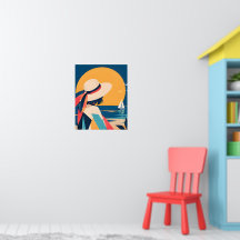 Anime inspiratieprint Nr. 9 Voorbij het Blauwe