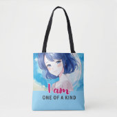 Anime- inspired design bag with Expressive Note Draagtas (Voorkant)