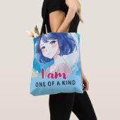 Anime- inspired design bag with Expressive Note Draagtas (Dichtbij)