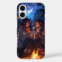 Anime iPhone 16 Coque - Manga Design mignon et Coo