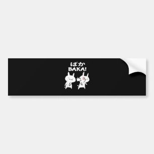 Anime Japanse Baka Rabbit Slap Funny Pullover Bumpersticker